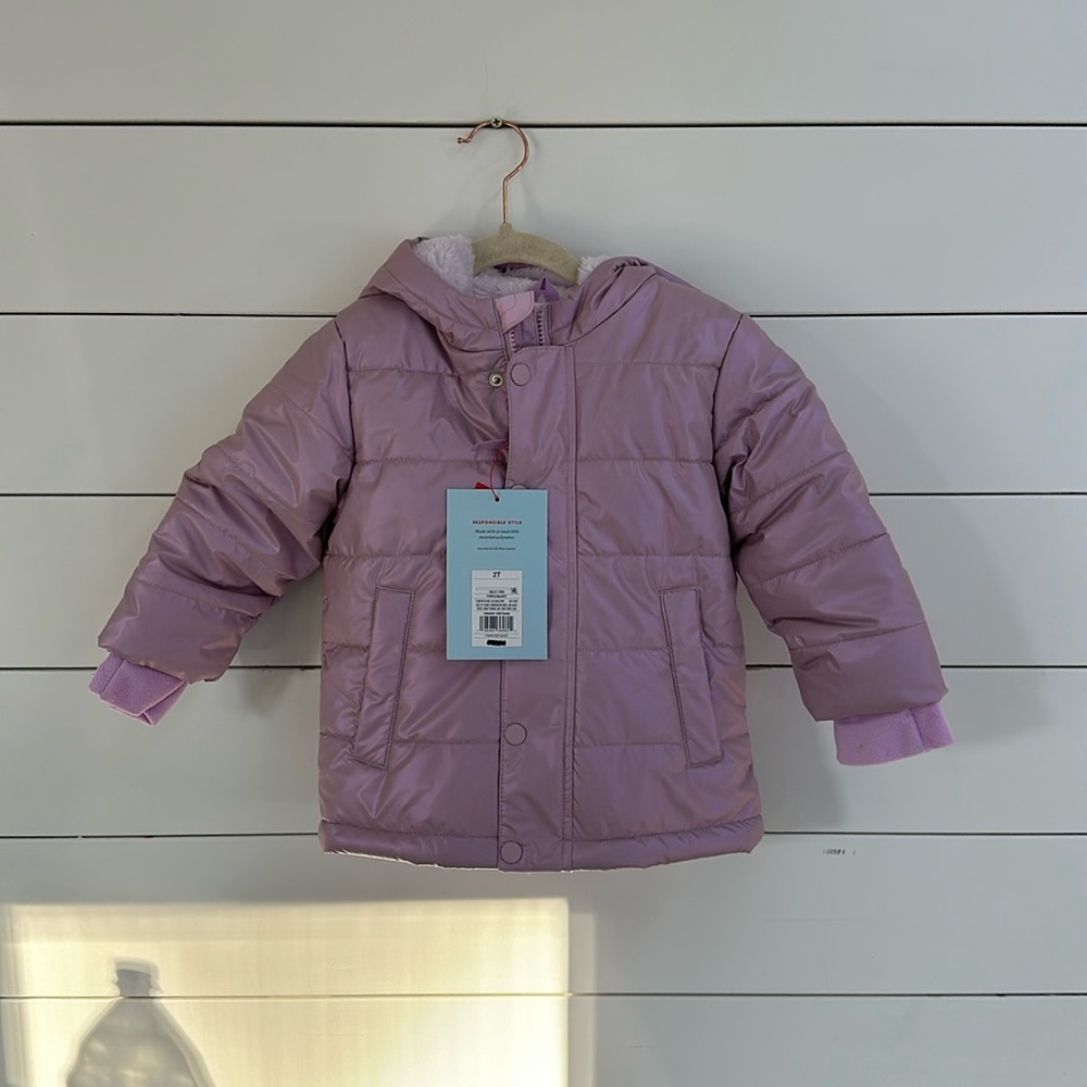 Kids Cat & Jack Puffer Jacket 2T